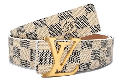 brown checker louis vuitton belt|white checkered lv belt.